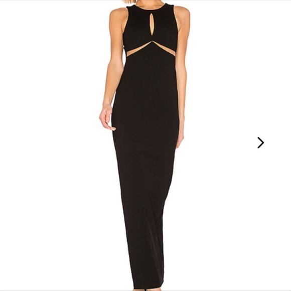 Lovers + Friends maxi black gown dress NWT XS - Picture 6 of 10